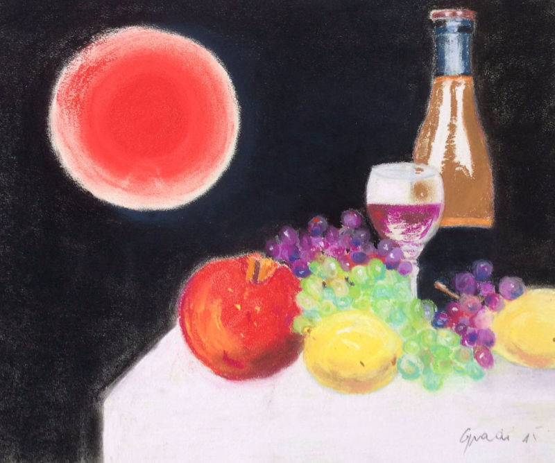 Pastel-40x35cm-le-vin-est-solaire