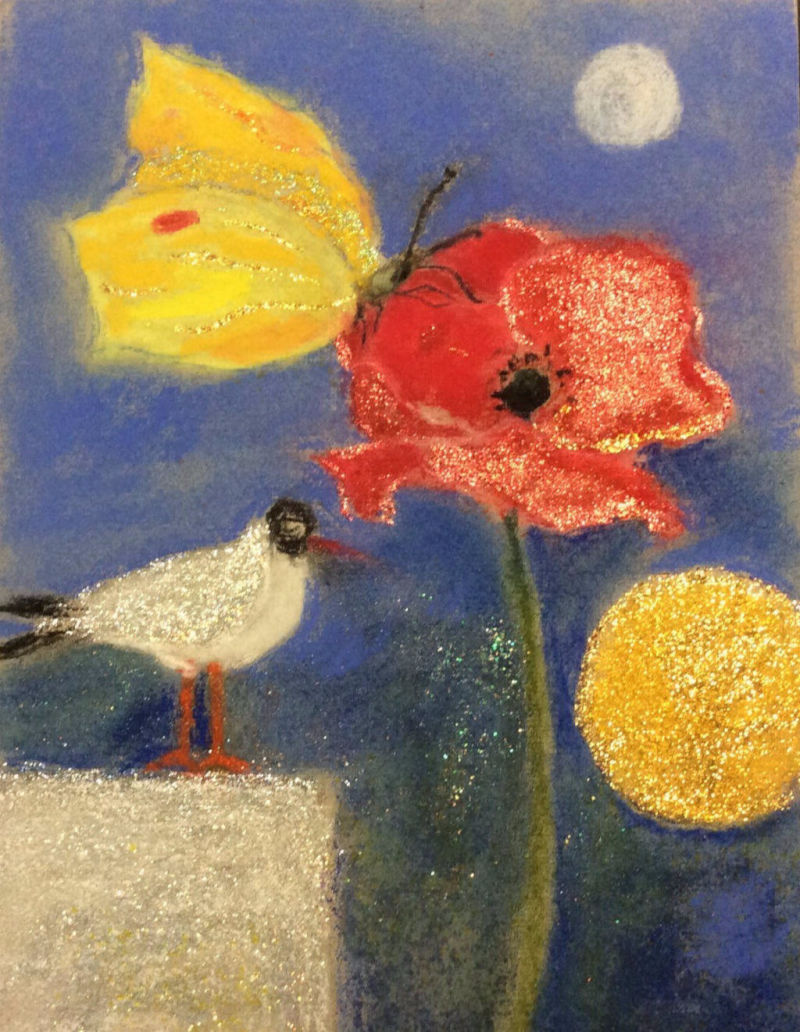 Pastel - Paillettes 25x20 cm Sloleil Lunaire